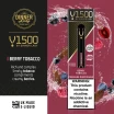 DINNER LADY V1500 DISPOSABLE - BERRY TOBACCO